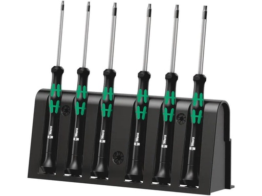 [90050685 890614] Wera Schraubenzieher-Set Kraftform Micro 2067/6 Torx, 6-teilig