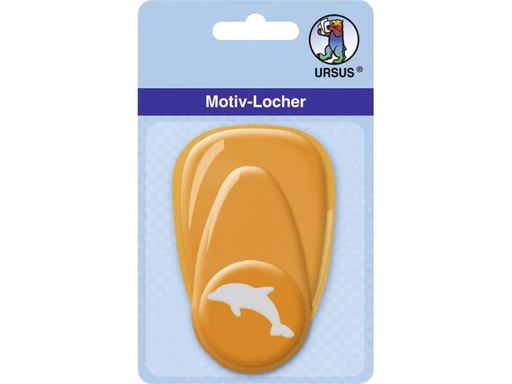 [90005047 921177] URSUS Motivstanzer Delphin mittel, 2.54 cm