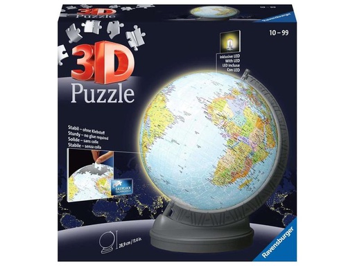 [90307269 1556338] Ravensburger 3D Puzzle Globus mit Licht