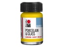 Marabu Glas- und Porzellanfarbe 220 Sonnengelb, 15 ml