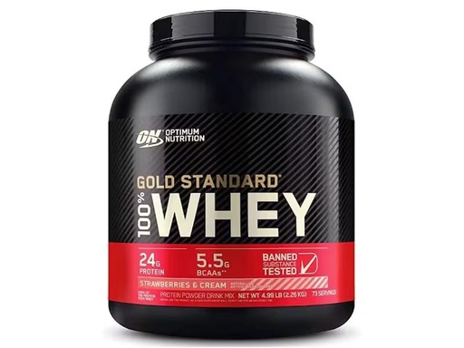 [90307347 1597848] Optimum Nutrition Gold Standard 100% Whey Erdbeere 2300 g