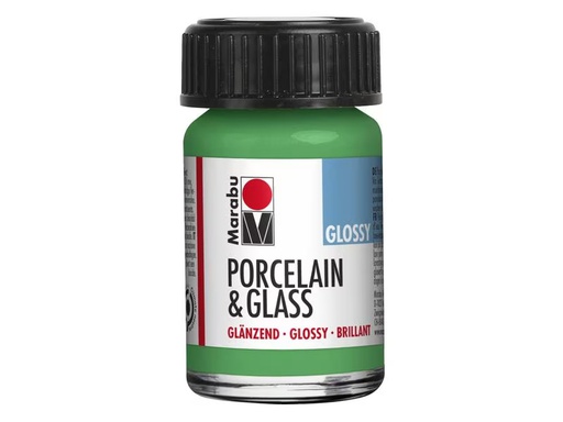 [90307353 1596872] Marabu Glas- und Porzellanfarbe 158 Apfel, 15 ml