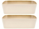 Bitz Schale Gastro 28 cm x 21 cm, 2 Stück, Crème