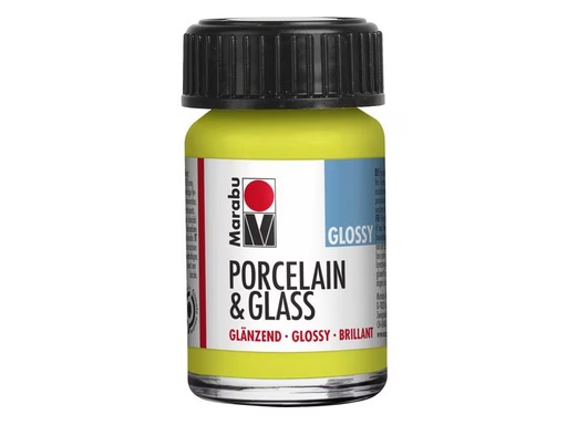 [90307443 1596865] Marabu Glas- und Porzellanfarbe 061 Reseda, 15 ml