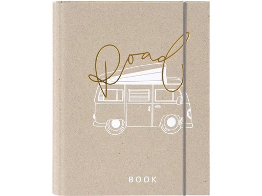 [90307486 1594605] Goldbuch Ringbuch Road Trip Braun