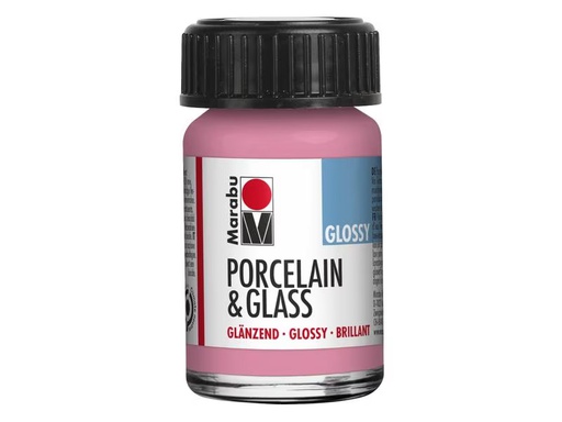 [90307519 1596871] Marabu Glas- und Porzellanfarbe 133 Rosa, 15 ml