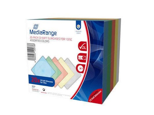 [90005054 92417] MediaRange Hülle CD / DVD Retail Pack
