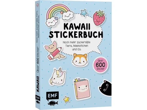 [90307606 1599017] EMF Stickerbuch Kawaii 2 600 Stück