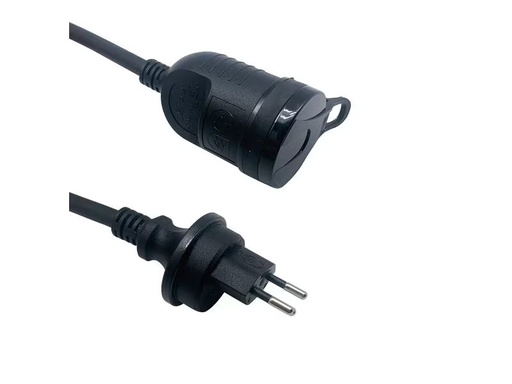 [90307613 1395338] Schönenberger Verlängerungskabel 5 m T13 IP55, Schwarz