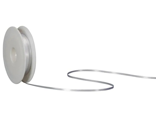 [90050771 1122501] Spyk Satinband 3 mm x 50 m, Weiss