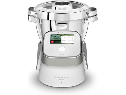 [90307862 1599337] Moulinex Küchenmaschine i-Companion Touch XL Silber/Weiss