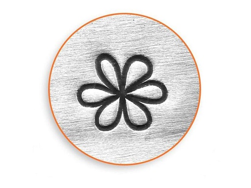 [90050806 712450] ImpressArt Prägestempel 6 mm Blume