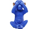 Kare Spardose Monkey Mizaru Blau
