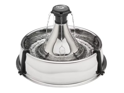 [90308140 1594382] PetSafe Wasserautomat Drinkwell Edelstahl-Trinkbrunnen 360, 3.8 l