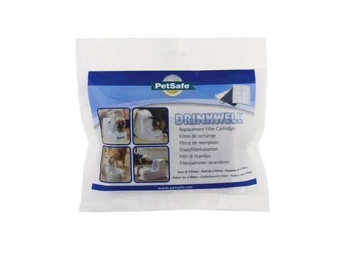 [90308190 1594390] PetSafe Zubehör Ersatz-Aktivkohlefilter Drinkwell, 3 Stück