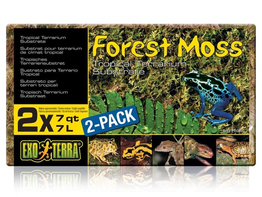 [90308204 1445560] Exo Terra Bodensubstrat Forest Moss, 14 l