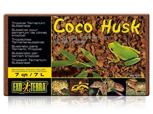 [90308219 1445559] Exo Terra Bodensubstrat Coco Husk – Brick, 7 l
