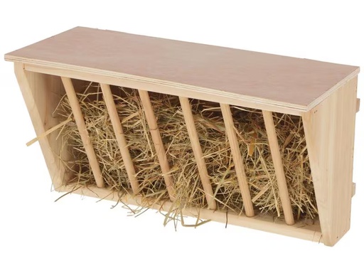 [90308275 1593312] Kerbl Heuraufe mit Sitzbrett, 37 x 17 x 20 cm