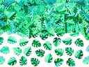 Partydeco Streudeko Aloha Blätter 15 g, Grün