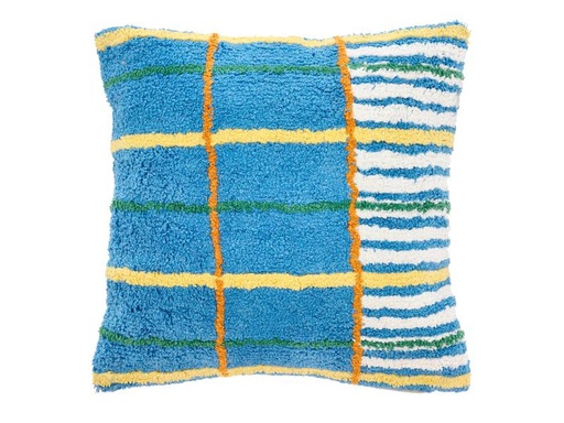 [90308493 1544737] Villa Collection Kissen Styles 45 x 45 cm, Blau/Mehrfarbig