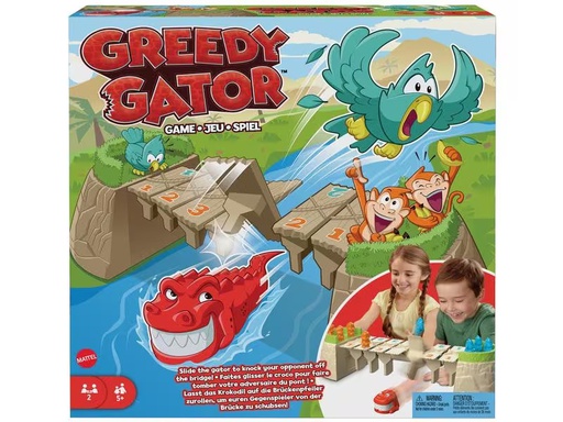 [90308561 1598358] Mattel Spiele Kinderspiel Greedy Gator DE / FR / EN