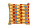 Villa Collection Kissen Styles 45 x 45 cm, Braun/Mehrfarbig
