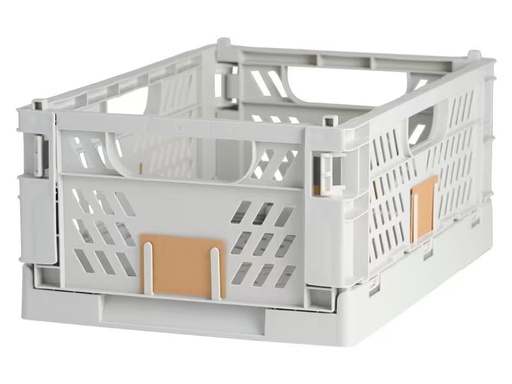 [90308628 1600963] Schou Faltbox 50 x 33 x 20 cm, Hellgrau