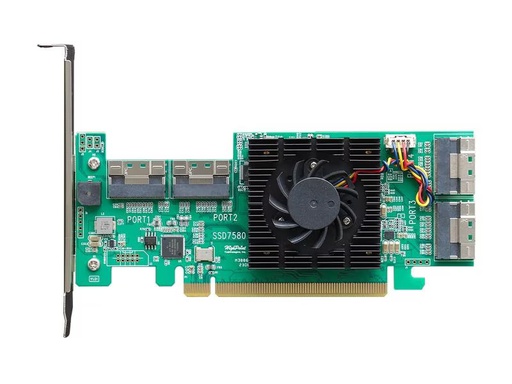 [90308638 1606460] Highpoint NVMe/SAS/SATA Controller SSD7580B