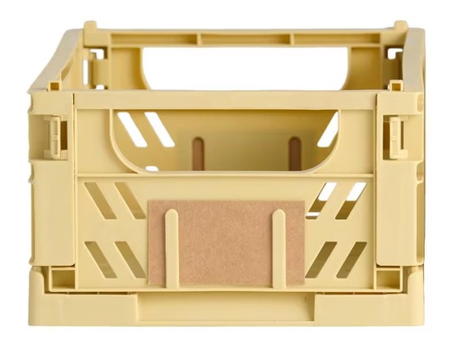 [90308643 1600945] Schou Faltbox 25 x 16.5 x 10 cm, Gelb
