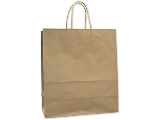 [90308705 1591814] ELCO Geschenktasche 27 x 12 x 31 cm, 25 Stück, Platin