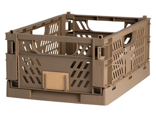 [90308714 1600955] Schou Faltbox 50 x 33 x 20 cm, Braun