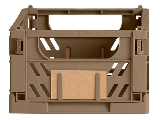 [90308718 1600953] Schou Faltbox 25 x 16.5 x 10 cm, Braun