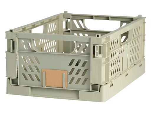 [90308728 1600951] Schou Faltbox 50 x 33 x 20 cm, Eukalyptusgrün