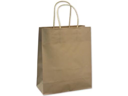 [90308738 1591813] ELCO Geschenktasche 22 x 10 x 27 cm, 25 Stück, Platin