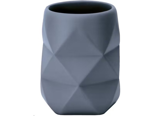 [90308961 1602492] Kleine Wolke Zahnputzbecher Crackle Dunkelgrau