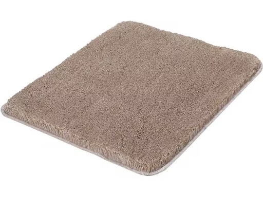 [90308974 1602512] Kleine Wolke Badteppich Relax 55 x 65 cm, Taupe