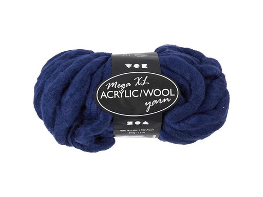 [90050915 700888] Creativ Company Wolle Acryl XL 15 m Dunkelblau
