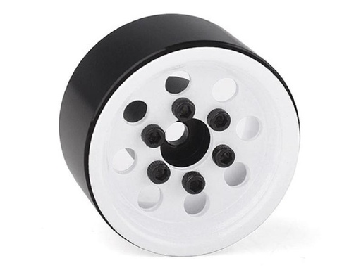 [90309194 1608663] RC4WD Felgen Stamped Steel 1.0 Pro8 Beadlock Weiss, 4 Stück