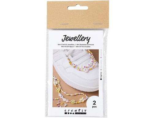 [90309195 1580275] Creativ Company Schmuck Bastelset Schuhbändel