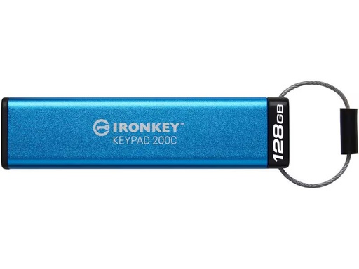 [90309409 1608272] Kingston USB-Stick IronKey Keypad 200C 128 GB