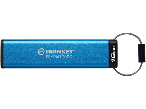 [90309424 1608243] Kingston USB-Stick IronKey Keypad 200C 16 GB