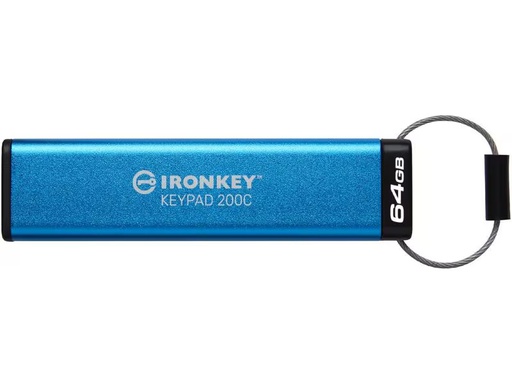 [90309445 1608271] Kingston USB-Stick IronKey Keypad 200C 64 GB