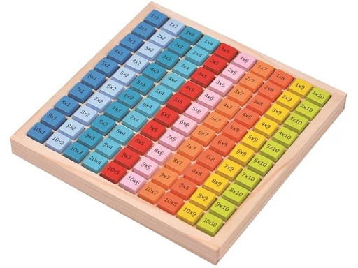 [90309501 1607420] Spielba Holzspielwaren Multiplikations-Tabelle (10 x 10)