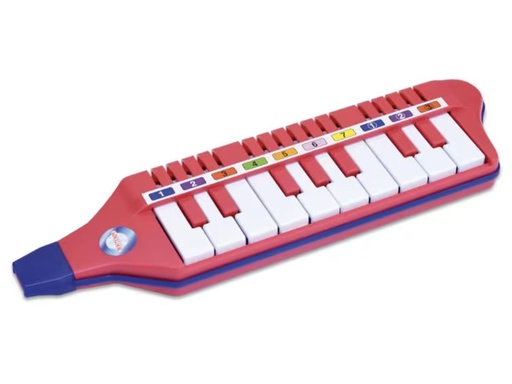 [90309523 1607004] Bontempi Musikinstrument Blasharmonika mit 10 Tasten im Blister