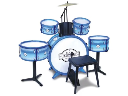 [90309537 1607005] Bontempi Musikinstrument Schlagzeug blau