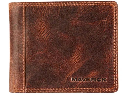 [90309589 1318246] Maverick Portemonnaie Original 11 x 9.3 cm, Braun