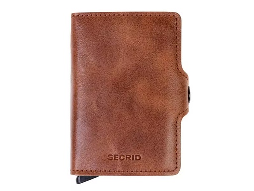 [90309613 1150286] SECRID Portemonnaie Twinwallet Vintage Cognac-Silver