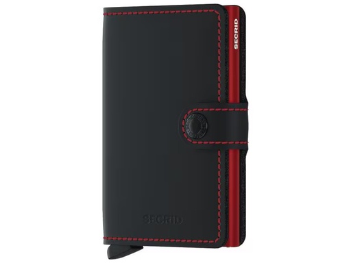 [90309630 1409363] SECRID Portemonnaie Miniwallet Matte Black/Red