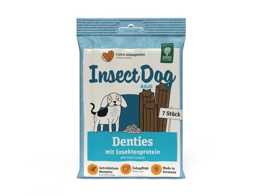 [90309740 1601212] Green Petfood Kausnack InsectDog Denties, 180 g
