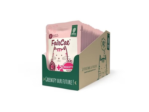 [90309756 1601190] Green Petfood Nassfutter FairCat Beauty, 8 x 85 g